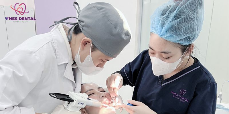 Quy trình điều trị nội nha tại Nha khoa thẩm mỹ công nghệ cao VNES